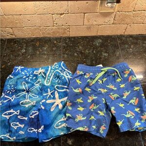 Little Boys Swim Shorts BUNDLE!! Size 4/4T